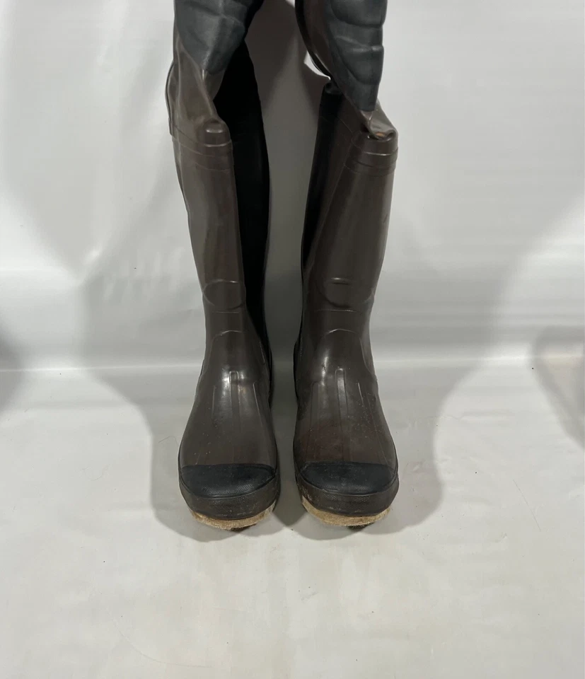Vintage Flo-lite Steel Shank Hip Boots 12 Style D501-F Rubber Waders Fishing N - Image 2 of 4