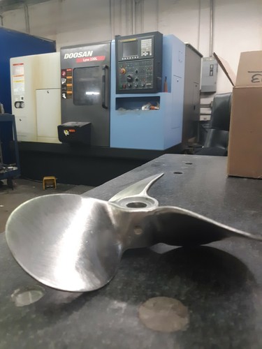 Mischpropeller 9 Zoll 316ss Made in USA Jede Größe Bohrung. Nachricht. Linkshand NEU - Bild 1 von 7