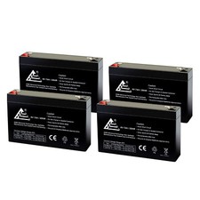 ExpertBattery 6V 7Ah SLA Replacement Battery for B B HR9-6 4 PACK 