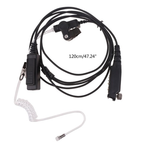 Radio Multi-pin Earpiece with Finger PTT Mic for Sepura Radio SC21 STP8000 - Zdjęcie 8 z 8