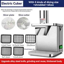 Automatic Multifunctional Vegetable Cutter Slicer Electric Dicing Machine