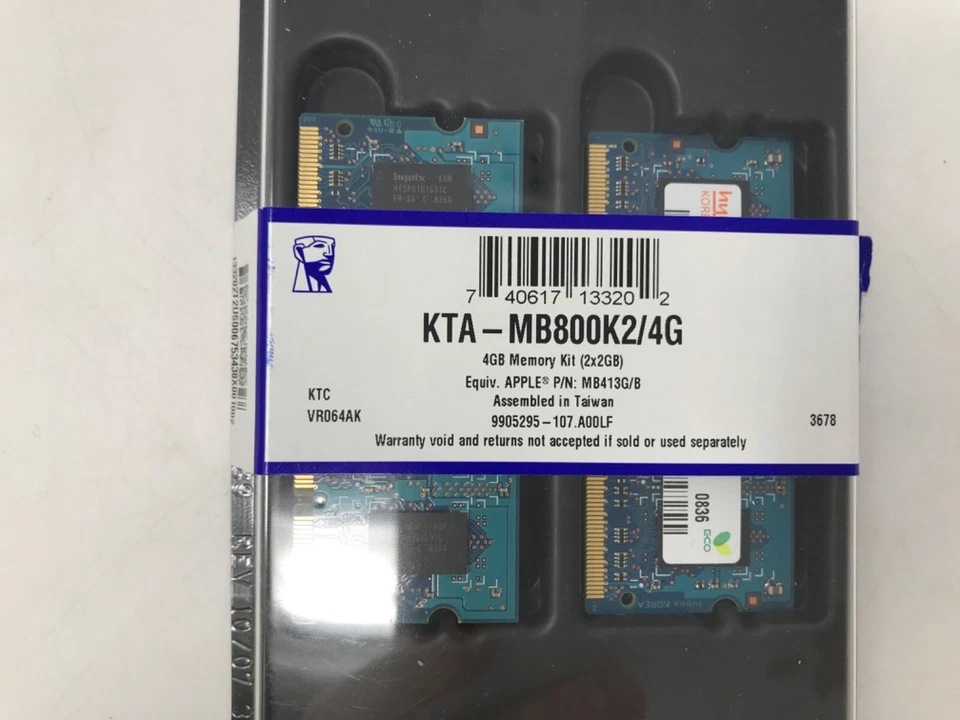 Kingston Technology KTA-MB667k2/4G 8GB Total Memory Kit for Apple - Image 2 of 4