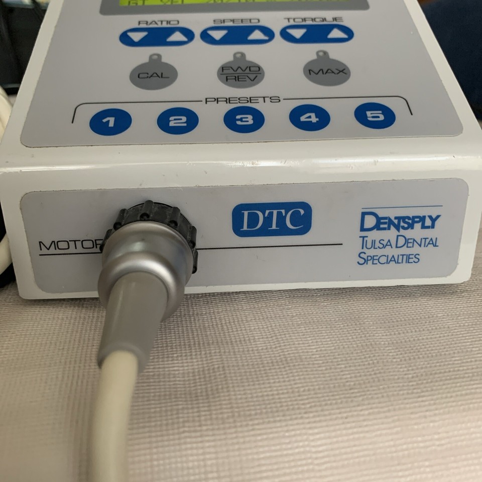 Dentsply Tulsa Endodontic DTC MOTOR Foot Petal and Hand piece Cording
