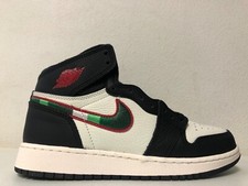 Nike Air Jordan 1 Retro High OG GS Black Varsity Red Sail 575441-015 Size 6Y