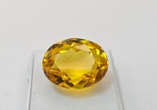 Yellow Sapphire Oval Cut 12-13 Ct Natural EGL Certified Loose Gemstone