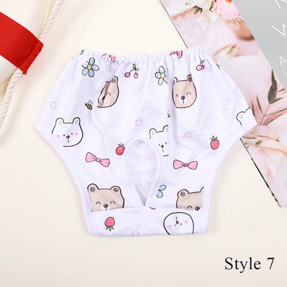 Pañal elástico lavable para perros mascotas pantalones menstruales hembra pequeño mediano cachorro perro η Foto 4 de 4