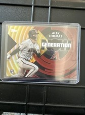 2022 Topps Update ALEK THOMAS Now Generation Gold Rookie /75 RC Card GN-76