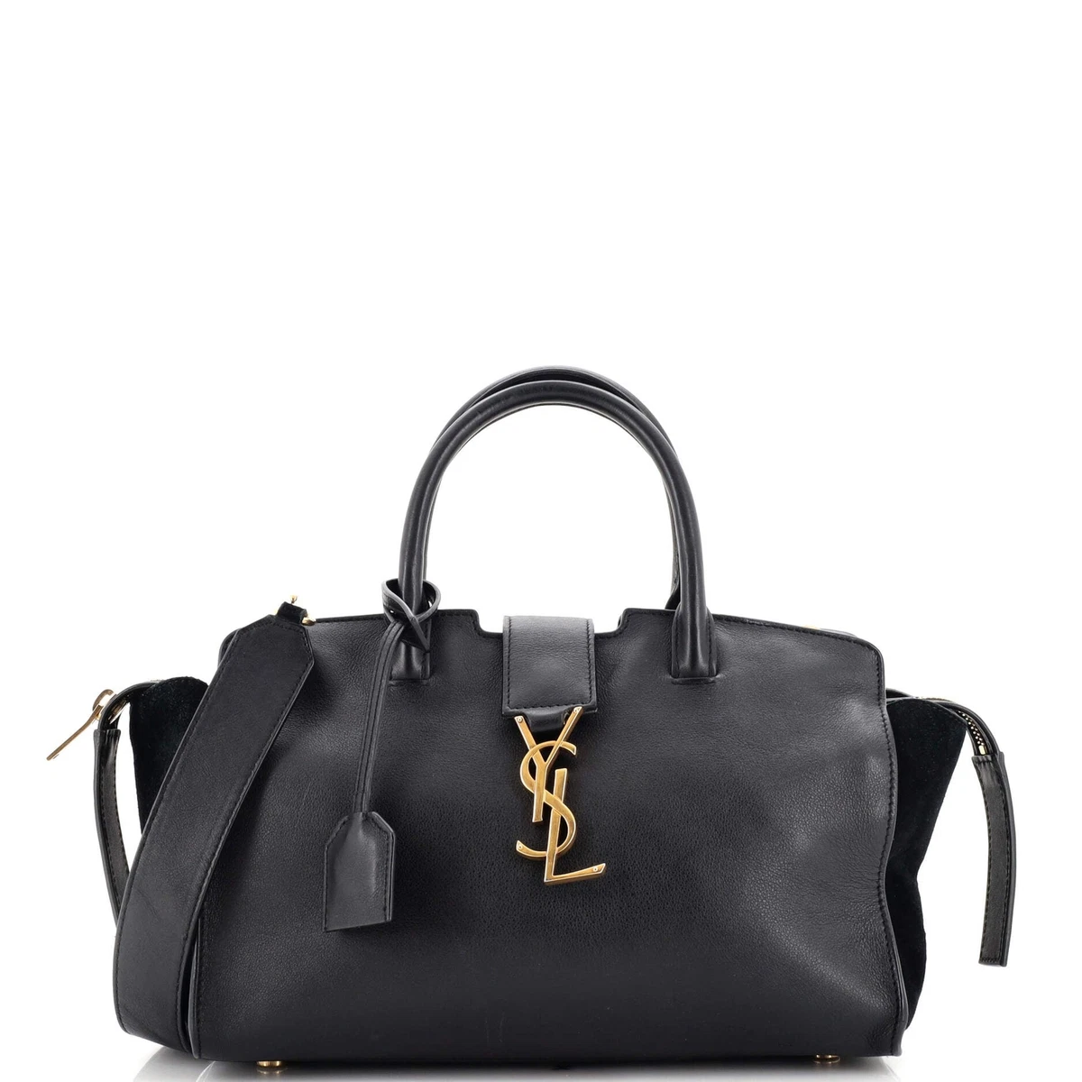 Downtown small cabas best sale in leather and suede