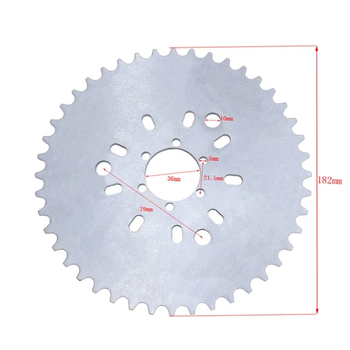 32-44T Sprocket /1.5" Adapter For 415 chain 49cc 50cc 66cc 80cc Motorized Bike - Picture 9 of 27