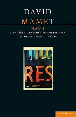 Plays 3 Glengarry Glen Ross Prairie Du Chien The Shawl by David Mamet PAPERBACK - Image 7
