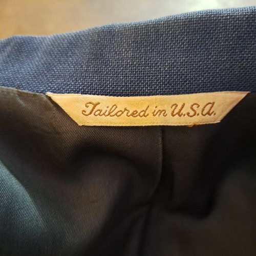 Stafford Blazer Mens 38S Navy Blue Suit Jacket Business Professional Formal - Picture 7 of 13