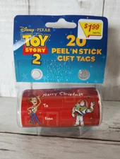 Disney Toy Story Paper Magic Group 20ct "Peel 'N' Stick" Gift Tags Buzz Woody