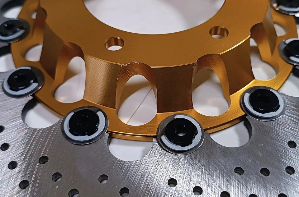 Dischi Freno Anteriori 280 mm Replica Ducati 750 F1 Laguna Seca - Nuovi - Imagen 4 de 4