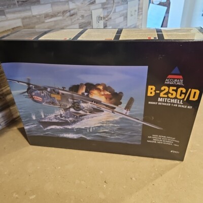 Accurate Miniatures 1/48 B-25C/D Mitchell 345th Bomb Grp Air Apache #3431 SEALED