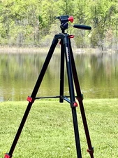 KINGJOY VT832 Portable Photography Tripod Stand 51 Inch Aluminum Alloy Carry Bag