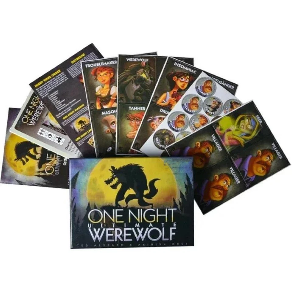 One Night Ultimate Werewolf - Board Game & Sealed Gift - Image 3 of 4