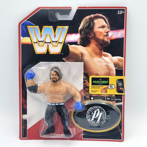 AJ STYLES 4.5 Wrestling Figure 2017 Mattel WWE Ret...