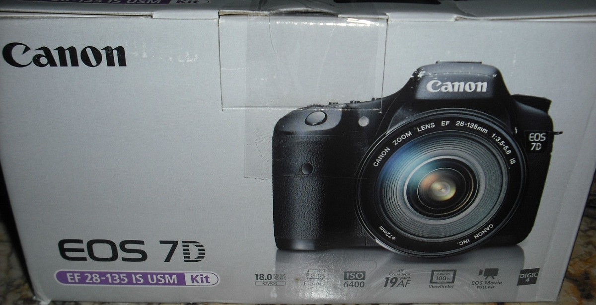 Canon 3814B010 EOS 7D 18.0MP Digital SLR Camera with 28-135mm Lens