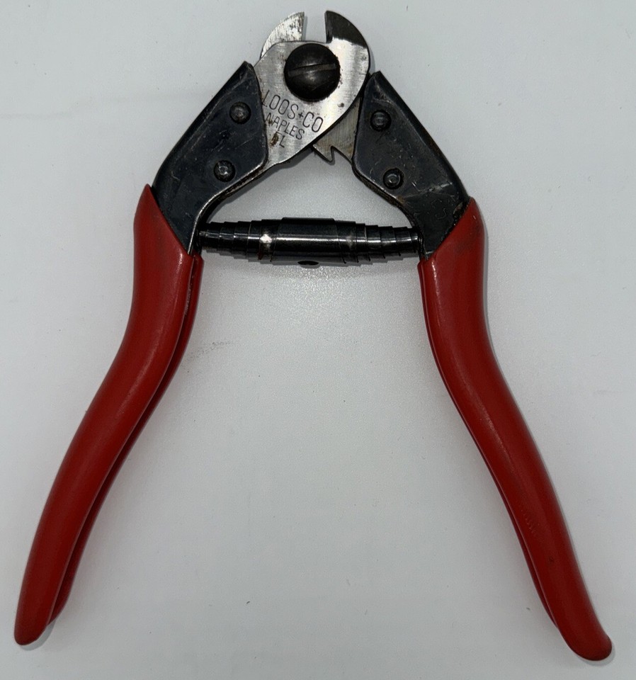 Felco C7 Swiss Made Loos Co Naples FL Cable Cutters Red Excellent