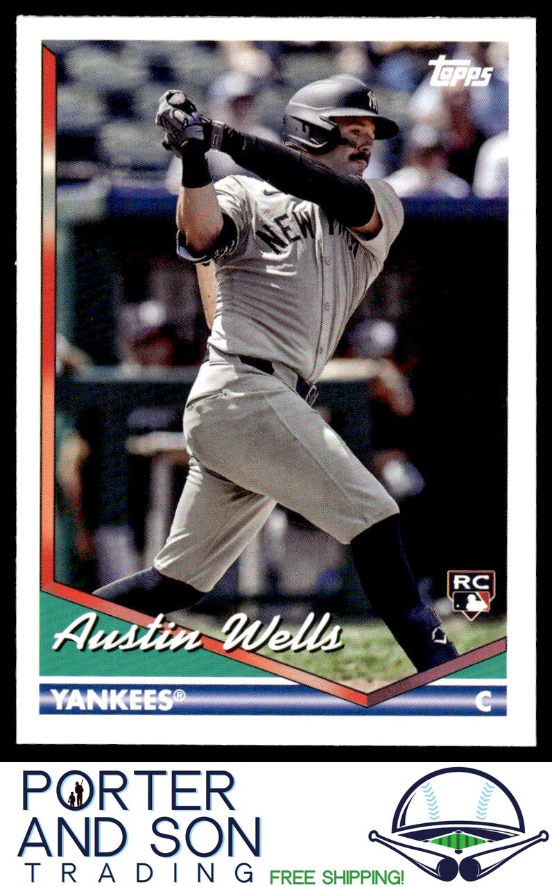 Austin Wells 2024 Topps Archives RC #209 New York Yankees