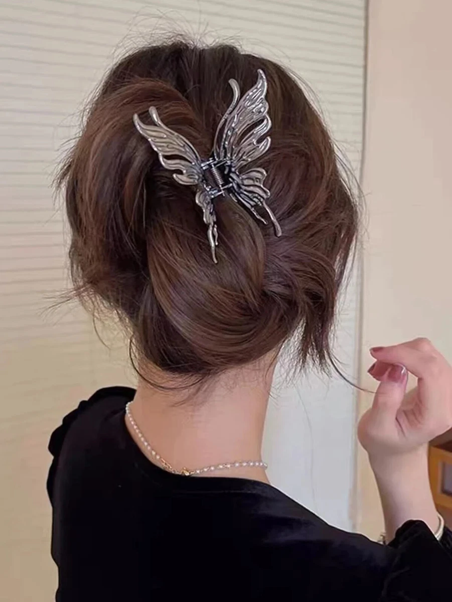 4 fermagli per forchetta per capelli in metallo pettini laterali per chignon updo bastoncini per capelli francesi Twist strumento per capelli chignon forcine per capelli pinze per donne e ragazze