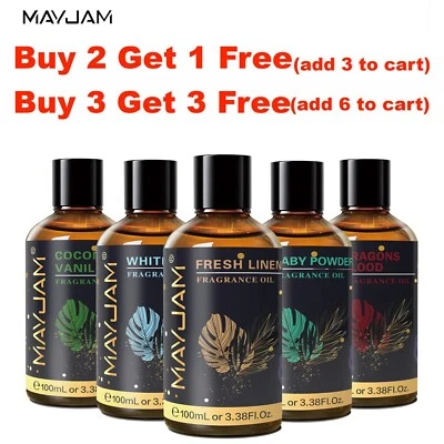 MAYJAM 100 mL Fragrance Oil For Candle Soap Incense Making Burners Scented Oils
