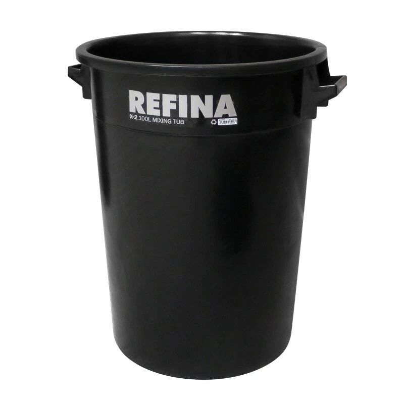 Refina Black Plastering Mixing Bucket Large Plaster Rendering Tub