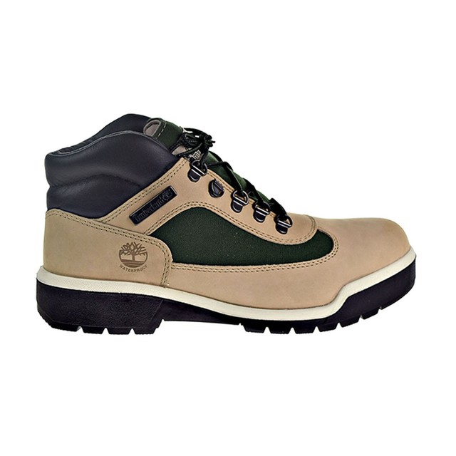 timberland field boots black