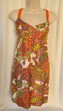 Milly Of New York Boutique Paisley Lined With Pockets  Sundress Womans Size 10