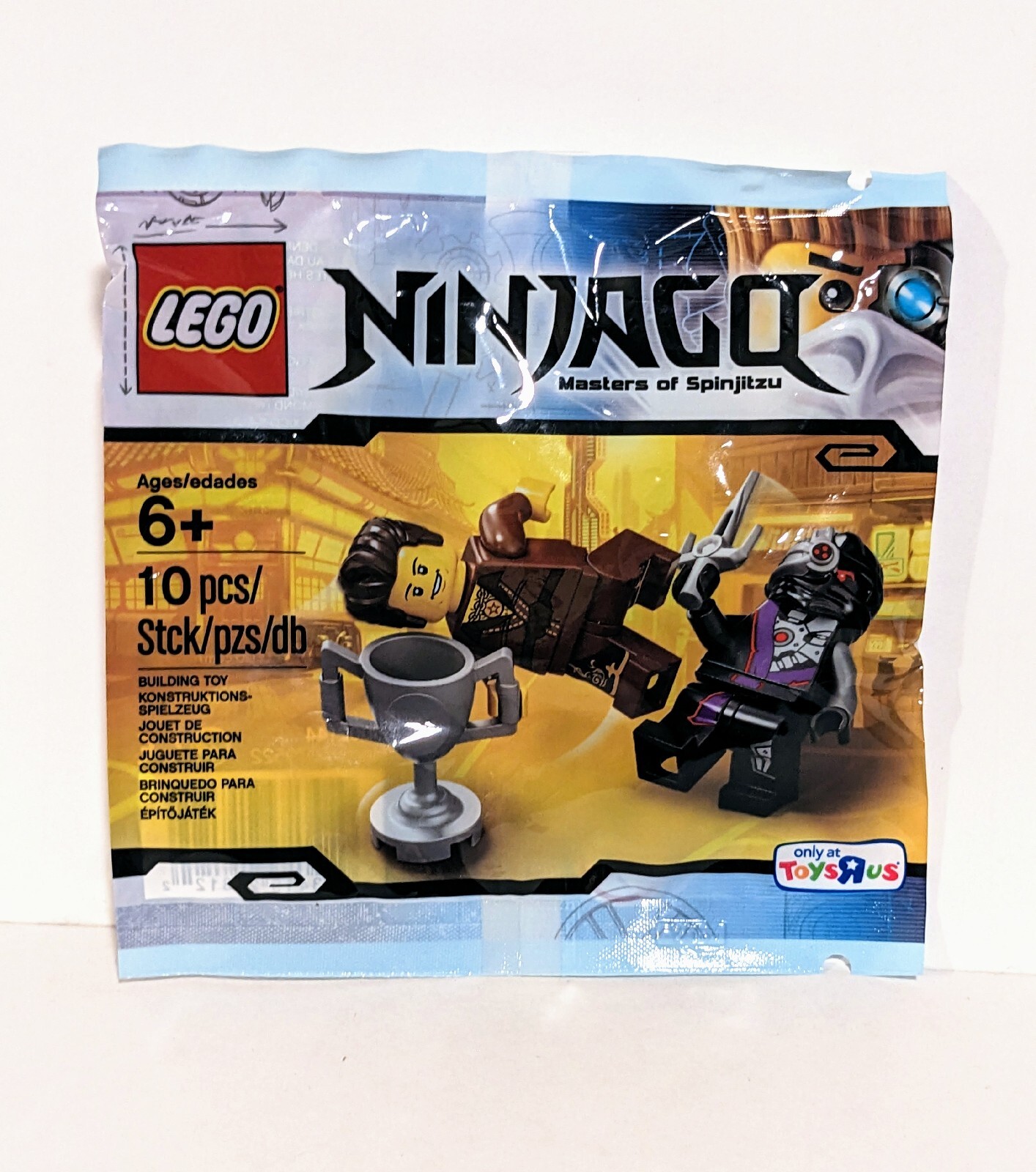 Lego Ninjago Dareth Vs Nindroid New Sealed Poly Bag 5002144 Toys R Us Exclusive