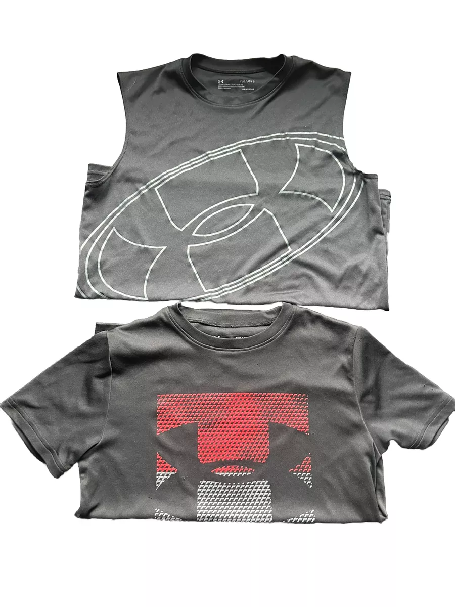 youth under armour sleeveless shirt