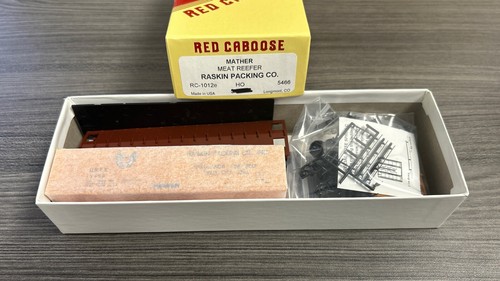 Kit Red Caboose HO RC-1012e Mather Meat Reefer Raskin Packing Co. #5466 ¡NUEVO EN STOCK! | Condition: New