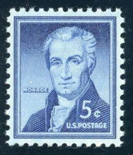 US Stamp #1038 James Monroe 5c - PSE Cert - SUPERB 98 - MNH - SMQ $100.00