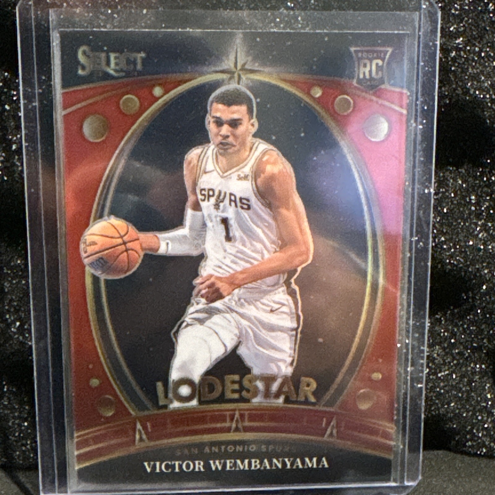 2023-24 Panini Select - Lodestars Red Prizm #9 Victor Wembanyama (RC)