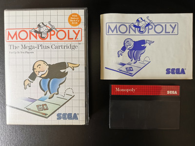 Monopoly Sega Master System inkl. Anleitung - getestet
