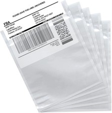 4.5'' x 5.5'' 100 Packs Packing List Envelopes Shipping Label Sleeves Shippin...