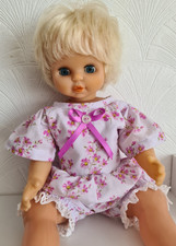 15" VINTAGE VINYL JOINTED DOLL - NEW CLOTHES AND SPARE SET