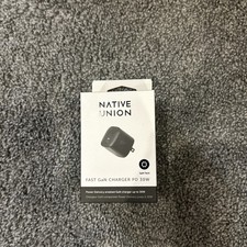 NEW Native Union Black Fast GAN Compact USB-C...