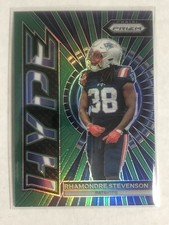 2023 Panini Prizm - Hype Rhamondre Stevenson #H-13 Green Prizm