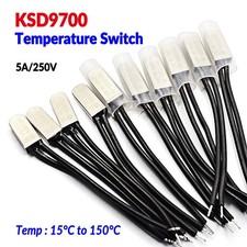 KSD9700 Temperature Switch Normally Closed/Open Thermal Protectors 15&deg;C to 150&deg;C