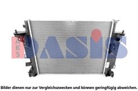 KÜHler MotorkÜHlung AKS Dasis 120125N FÜR Renault Smart