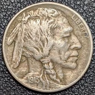 1913 Type 1 Buffalo Nickel 5C - FIRST YEAR! - Old Glory C&C Weekly 1c Auction!