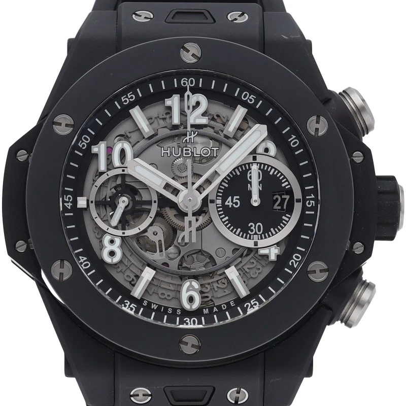 Hublot — Hublot Big Bang Unico Black Magic 421.CI.1170.RX Ceramic 44mm Automatic #LPW423
