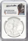 2019 SILVER EAGLE ASF WORDEN SIGNATURE ONE OF 500 FIRST DAY NGC MS70 AL WORDEN
