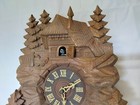 Antique Hand Carved Cuckoo Clock, Chalet Cottage and Deer for Restoration — photo 2