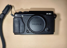 Fujifilm X Series X E1 16.3MP Mirrorless Cam Body High Res Support SD Card
