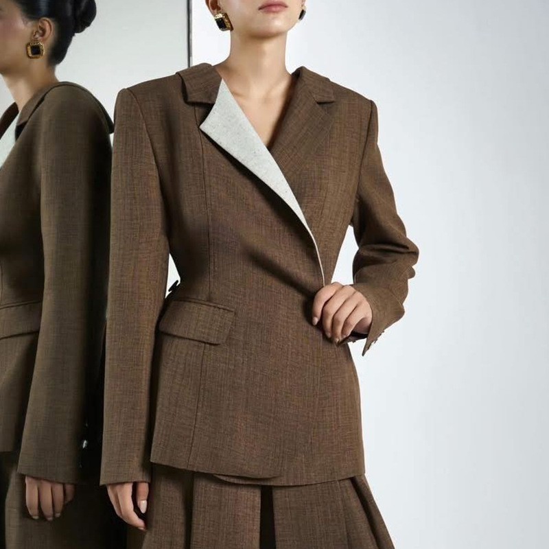 Blazer Women's Autumn New Fashion Slim-fitting Design Suit Business Coats Jacket