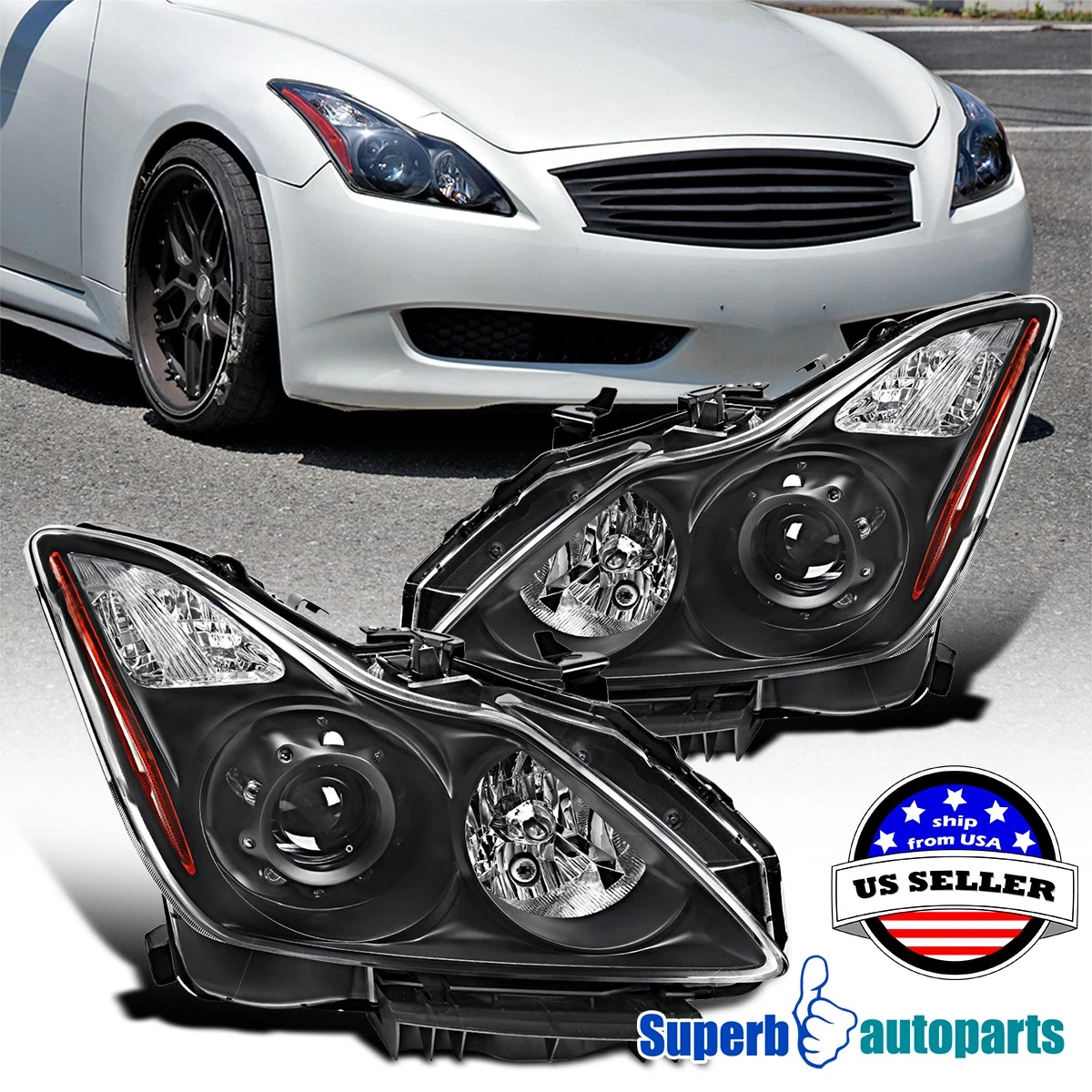 Left Headlights for INFINITI G37 for sale | eBay