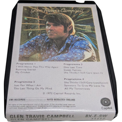 Getestet & Neuaufgebaut Glen Travis Campbell 1972 8-Track Cartridge Stereo
