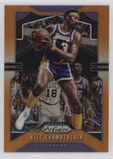 2019-20 Panini Prizm Orange Prizm 24/49 Wilt Chamberlain #18 HOF 17a5